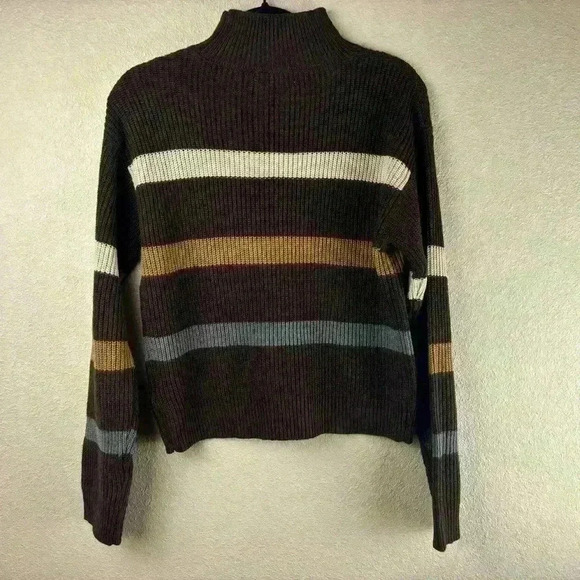 Aster Knit Striped Turtleneck Sweater - Picture 3 of 6